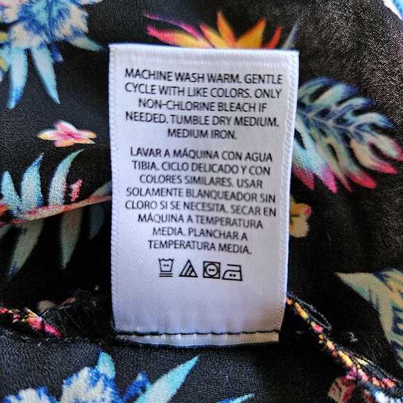 TERRA & SKY FLORAL BLOUSE WOMEN 2X EXCELLENT PRE-OWNED CONDITION - Picture 10 of 11